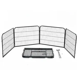 Toptan Yüksek Kaliteli Çoklu Boyutlarda Köpek Çiti Kulübesi Ucuz Metal Katlanabilir Çelik Evcil Hayvan Köpek Oyun Parkı - Product Image 5