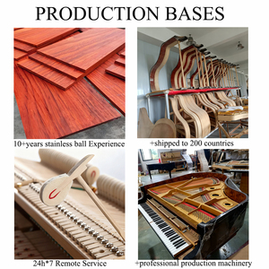 Piano mécanique droit en bois massif noir, style moderne, 88 touches, portable et pliable, pour salon - Vente en gros usine, modèle d'entrée de gamme - Product Image 3