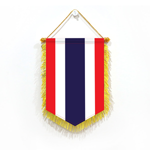 Wholesale 20x30cm Mini Pennant Car Flags Thailand Wall Decor <b>Small</b> Ornaments Digital Printing Hanging Display Accessories - Product Image 1