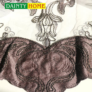 Venta al por mayor bordado ventana <span class=keywords><strong>cortinas</strong></span> <span class=keywords><strong>casa</strong></span> <span class=keywords><strong>cortinas</strong></span> opacas para dormitorio hogar la sala de estar de lujo - Product Image 1