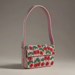 Pochette à monnaie douce faite à la main avec broderie sac à main compact perlé pour filles sac à main perlé par mohsin artisanat - Product Image 1