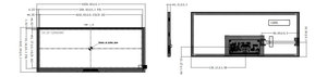 หน้าจอความสว่างสูง1280X480 10.25นิ้ว1000nits IPS LVDS อุณหภูมิกว้างจอแสดงผล TFT LCD - Product Image 1