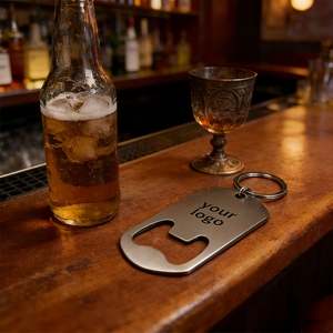 Llavero Abridor de Botellas Personalizado de Acero Inoxidable - Regalo Perfecto para el Día del Padre para Familiares, Amigos y Parejas - Product Image 4