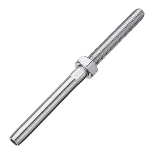Stainless Steel 316 Stud Terminal for Wire Rope 6mm Thread Cable Railing
