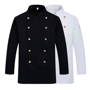 Veste de Chef de Cuisine Professionnelle Anti-taches – Uniforme de Travail Personnalisable avec Logo – Vêtements de Travail pour Hommes pour Restaurant – Vente en Gros - Product Image 1
