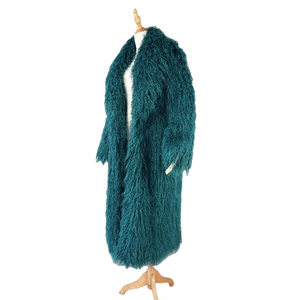 <span class=keywords><strong>Manteau</strong></span> en fourrure de mouton de Mongolie de luxe pour femmes, coloré, chaud pour l'hiver, fausse fourrure de cachemire, prix d'usine, style long, simili <span class=keywords><strong>cuir</strong></span> - Product Image 1