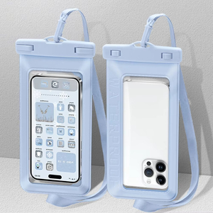 Funda transparente para <span class=keywords><strong>teléfono</strong></span> <span class=keywords><strong>móvil</strong></span> de gran tamaño, clásica, impermeable, respetuosa con el medio ambiente, surf, buceo, natación, herramienta multiusos - Product Image 4