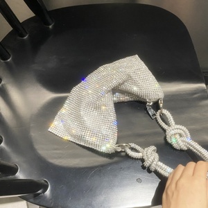 Silver Rhinestone <b>Purse</b> Evening Sparkly Gold Clutch Formal Bag Glitter Handbag Women Evening Bags - Product Image 3