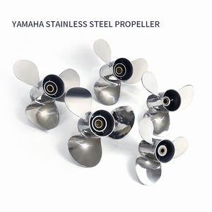 Hélice de tres palas de acero inoxidable personalizada para motores fueraborda Yamaha/<span class=keywords><strong>Honda</strong></span>/Suzuki/Tohatsu/Mercury - Product Image 2
