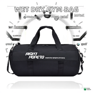 Portable Gym <b>Bag</b> for Men Women Wet Dry Separation Training Luggage for Fitness Swimming Polyester for Short-Distance Travel - Product Image 3