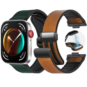 Bracelets de montre en cuir de Silicone à boucle pliante magnétique de luxe pour <span class=keywords><strong>Huawei</strong></span> Watch <span class=keywords><strong>Fit</strong></span> 3 Bracelets en cuir de remplacement pour <span class=keywords><strong>Huawei</strong></span> <span class=keywords><strong>Fit</strong></span> 3 - Product Image 6