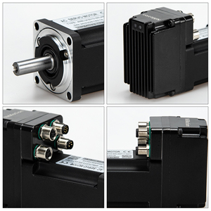 Moteur basse tension intégré 100W 40mm 3000 tr/min IP65 avec kit de commande pour chariot AGV et communication EtherCAT - Product Image 1