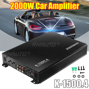 Amplificateur de voiture 4 canaux 2000W, amplificateur de puissance stéréo pour véhicule, amplificateur audio automobile - Product Image 1