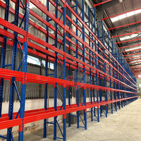 GXM Rack de stockage industriel à usage intensif pour palettes Rack durable à 5 couches pour palettes Design VNA Acier pour rayonnage d'entrepôt