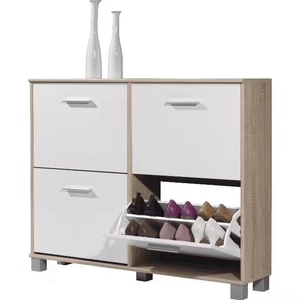 Modern Classic Design <strong>Wooden</strong> <strong>Shoe</strong> Cabinet Portable <strong>Shoes</strong> <strong>Rack</strong> for Living Room Furniture Made in Shandong Factory - Product Image 1