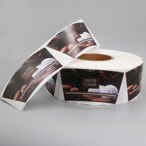Rouleaux d'étiquettes foncées imprimées sur mesure pour l'emballage des produits - Product Image 4