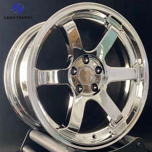 ขอบล้อโครเมียม17 18 19 20นิ้ว5X120 ET20 22 <span class=keywords><strong>Te37</strong></span> SL ขอบล้อสำหรับ E46 GTR BMW E92 M3 F80ล้อ M4 F82 - Product Image 1