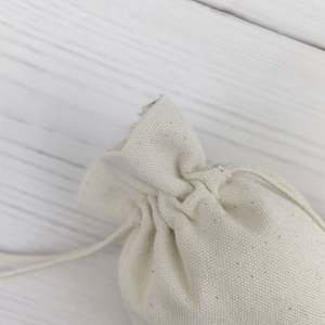 Custom Logo Cotton Drawstring Cotton Muslin Dust <b>Bags</b> <b>Gift</b> <b>Bag</b> for <b>Gift</b> Storage - Product Image 3