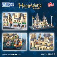 Juego de Bloques de Construcción de Castillo Mágico, Decoraciones Creativas DIY, Venta al Por Mayor de Fábrica, Regalos Más Vendidos para Cumpleaños y Navidad