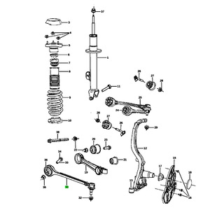 <b>Stabilizer</b> Link For Dodge Challenger Charger 5168653AC 5168652AC MacPherson Strut Suspension System - Product Image 4