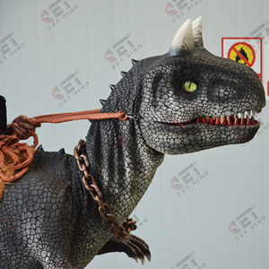 Costume de <span class=keywords><strong>dinosaure</strong></span> robotique réaliste Cetdino d'inspiration <span class=keywords><strong>Jurassic</strong></span> <span class=keywords><strong>World</strong></span>, à chevaucher, pour spectacle scénique - Product Image 4