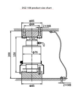 DSZ-108 30T autocarro scala industriale sensore di tensione trasduttore estensimetro colonna prezzo bilanciere tipo camion scala cella di carico - Product Image 5
