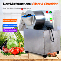 Hete Aanbiedingen Commerciële Elektrische Automatische Groentevermaler/Hakselaar Fruit- en Groentesnijder/Snijmachine