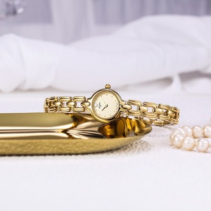 Reloj de Cuarzo MYAR <span class=keywords><strong>Mia</strong></span> para Mujer, Esfera Pequeña, Estilo Medieval, Caja de Acrílico, Correa Delgada de Aleación, Resistente al Agua 30M - Product Image 3