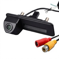 Caméra de recul HD à vision nocturne pour Octavia CVBS/AHD 2010-2013 avec alimentation 12V