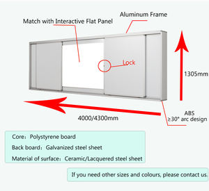 <span class=keywords><strong>Tableau</strong></span> blanc interactif pour enfants, <span class=keywords><strong>ardoise</strong></span> de dessin scolaire, fournitures scolaires magnétiques autoportantes, <span class=keywords><strong>tableau</strong></span> blanc d'affichage LONBEST, vente chaude - Product Image 6