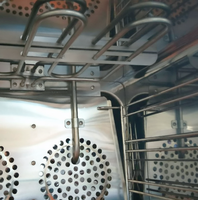 Four à convection électrique (certifié CE) capacité 60L, fonction spray, pour restaurants, boulangeries, cuisines, 4 étagères, garantie 1 an