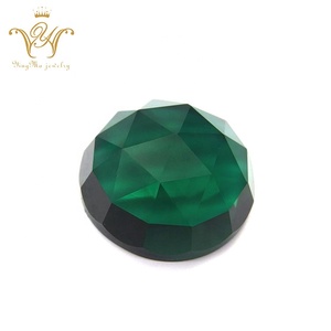 Piedra preciosa de corte de rosa con espalda plana redonda de alta calidad - Product Image 6