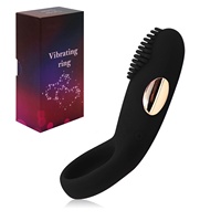 Anillo Vibrador de Silicona para Pene, Funda de Silicona para Agrandamiento del Pene, Resistente al Agua, en Venta