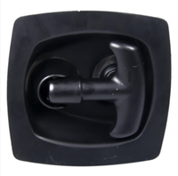 Serrure de porte à compression BT7122 industrielle en alliage de zinc, robuste, durable, antivol, étanche, avec poignée de levage pliable et clé