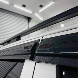 Pare-pluie latéral de haute qualité en fibre de carbone 3D, nouveau design, pare-soleil pour Toyota Hilux Revo - Product Image 3