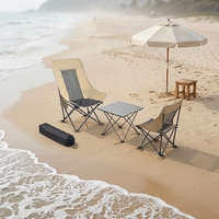 Chaise pliante moderne en tissu Oxford maillé pour activités de plein air, plage, camping, pique-niques, randonnée, pêche