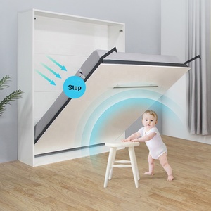 <span class=keywords><strong>Lits</strong></span> en bois pliants transformables de haute qualité lit mural automatique motorisé électrique vertical - Product Image 2