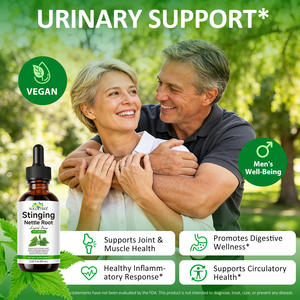 SOLOTREE <span class=keywords><strong>Extrait</strong></span> de racine <span class=keywords><strong>d</strong></span>'<span class=keywords><strong>ortie</strong></span> sauvage biologique naturel en gouttes, complément <span class=keywords><strong>liquide</strong></span> pour hommes et femmes, soutien des voies urinaires - Product Image 2