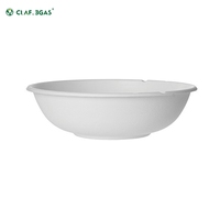 Bol en bagasse 100 % compostable, écologique, résistant à la chaleur et compatible micro-ondes, idéal pour le camping et les fêtes