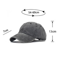 Gorra de Béisbol de Algodón Lavado con Logotipo Personalizado, Unisex, Ajustable, Estilo Hip Hop, Gorra Trucker de Mezclilla Lavada