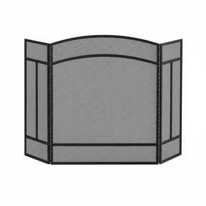 Pantalla de fuego de malla metálica de diseñador de vendedor superior negra para valla de seguridad de chimenea Protector de chispa seguro de Ambience Lifestyle - Product Image 1