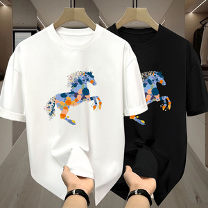 2026 New Unisex Short Sleeve <strong>T</strong> <strong>Shirt</strong> Summer Hong Kong Japanese Style White Trendy Versatile Casual Daily Tops - Product Image 1
