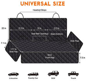 Nouveau design de housse de siège de voiture extra durable et résistante à l'eau <span class=keywords><strong>pour</strong></span> <span class=keywords><strong>chien</strong></span> et hamac <span class=keywords><strong>pour</strong></span> siège arrière avec fenêtre - Product Image 2