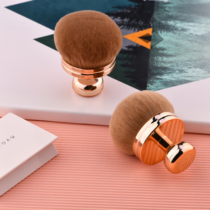 <span class=keywords><strong>Brosse</strong></span> à cheveux synthétiques doux en or Rose 2022, grand pinceau bouffant de luxe pour le corps, Logo personnalisé, maquillage, <span class=keywords><strong>brosse</strong></span> bronzante pour Application corporelle - Product Image 6