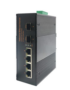 Convertidor de Medios Industrial de Alta Demanda, 2 SFP Fibra + 4 RJ45, Monomodo LC 1550nm 20/40/80KM, Convertidor de Medios de Fibra Óptica Gigabit - Product Image 2