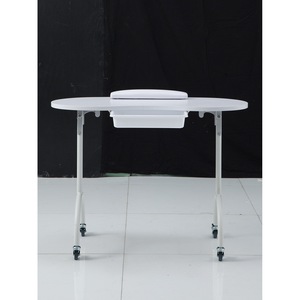 Mesa de manicura plegable Dongpin Beauty 3416 con ruedas para salón de uñas - Product Image 2