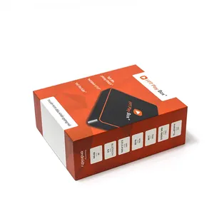 Boîte de produits électroniques rectangulaire, impression personnalisée, couvercle et Base, boîte de produits électroniques rectangulaire, 2 pièces
