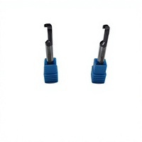 Outil de rainurage interne en carbure de tungstène de petit diamètre, mini-outil de rainurage interne en carbure monobloc, pour machines-outils CNC.