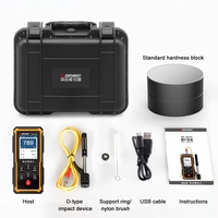 (BSC) BSC)SNDWAY Duromètre à grand écran tactile 170~960HLD avec chargeur USB pour PC, testeur de dureté en métal doré et acier inoxydable
