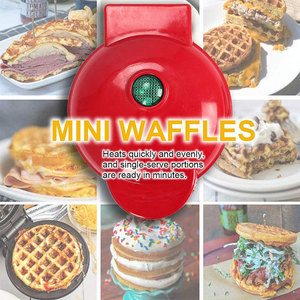 Mini Waflera Eléctrica Portátil, Máquina para Hacer Sándwiches y Desayunos, Máquina para Hornear Pasteles y Waffles, Electrodomésticos Multifuncionales para el Hogar - Product Image 2